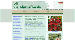Desktop Screenshot of caladiumsflorida.com